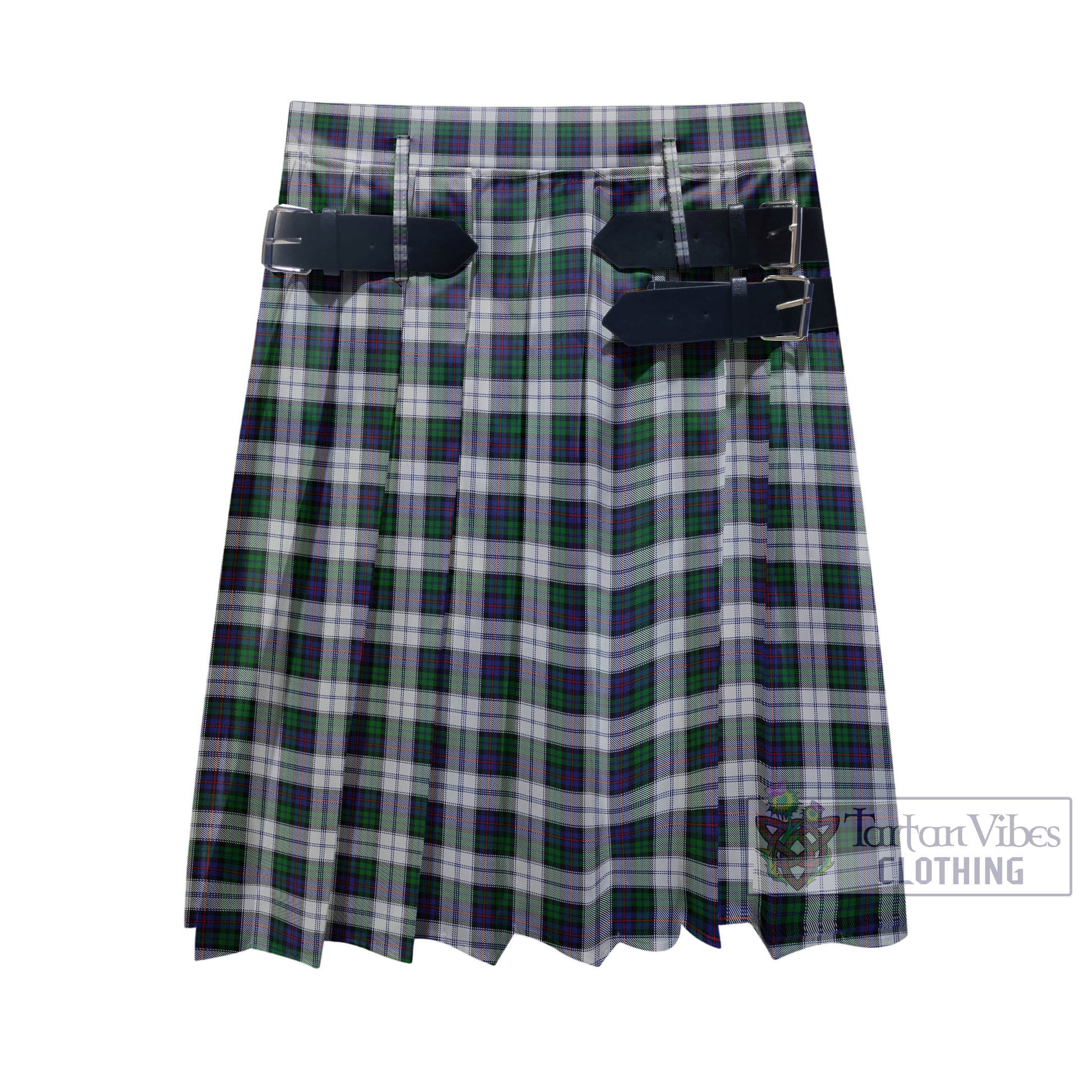 Tartan Vibes Clothing Campbell of Cawdor Dress Tartan Men's Pleated Skirt - Fashion Casual Retro Scottish Style