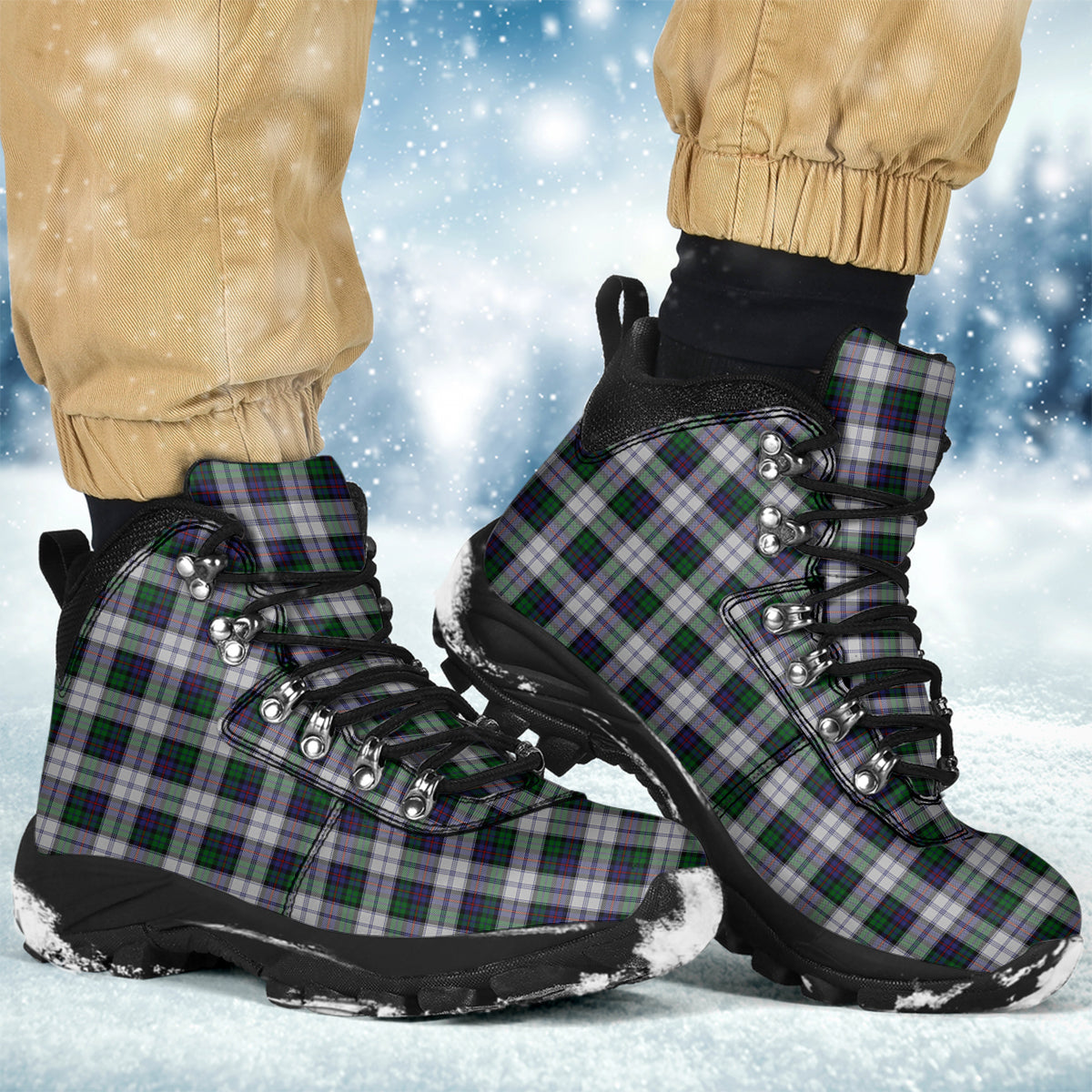 Campbell of Cawdor Dress Tartan Alpine Boots - Tartanvibesclothing