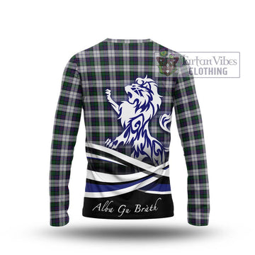 Campbell of Cawdor Dress Tartan Long Sleeve T-Shirt with Alba Gu Brath Regal Lion Emblem