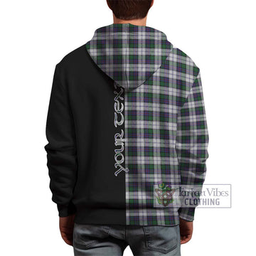 Campbell of Cawdor Dress Tartan Hoodie with Family Crest and Half Of Me Style