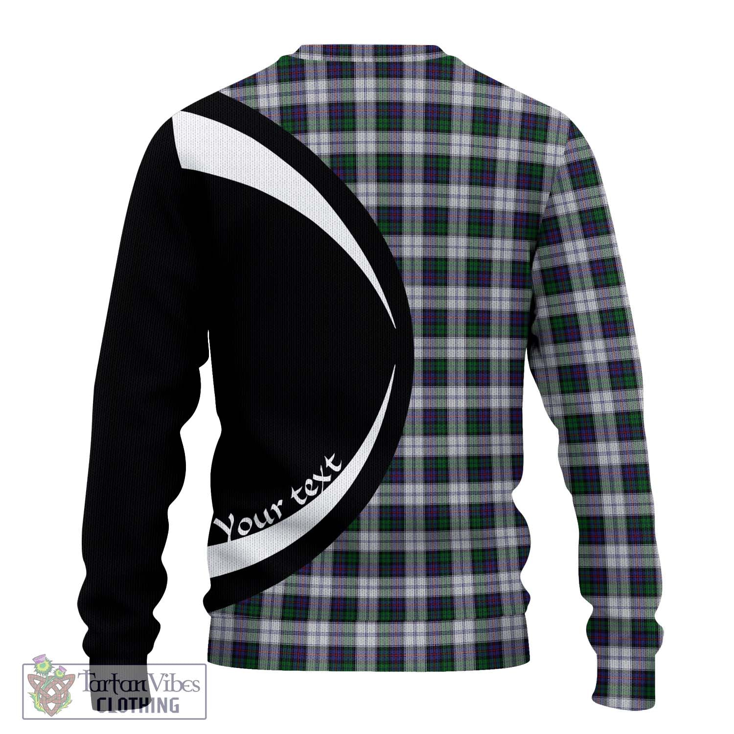 Campbell of Cawdor Dress Tartan Ugly Sweater with Family Crest Circle Style - Tartan Vibes Clothing