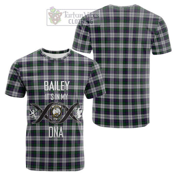 Campbell of Cawdor Dress Tartan Cotton T-shirt with Family Crest DNA In Me Style