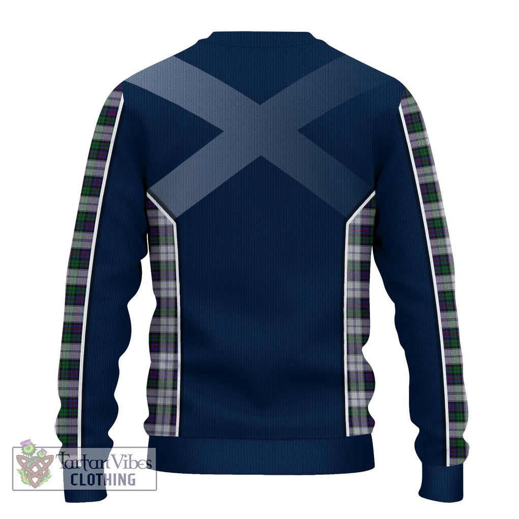 Campbell of Cawdor Dress Tartan Knitted Sweater with Family Crest and Lion Rampant Vibes Sport Style - Tartan Vibes Clothing