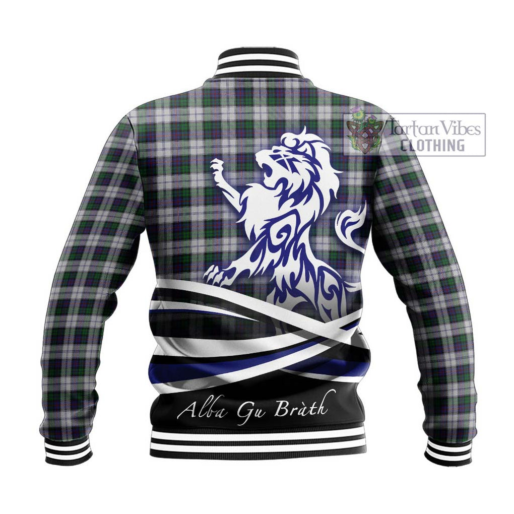 Campbell of Cawdor Dress Tartan Baseball Jacket with Alba Gu Brath Regal Lion Emblem - Tartanvibesclothing Shop