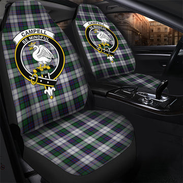 Campbell of Cawdor Dress Tartan Car Seat Cover with Family Crest