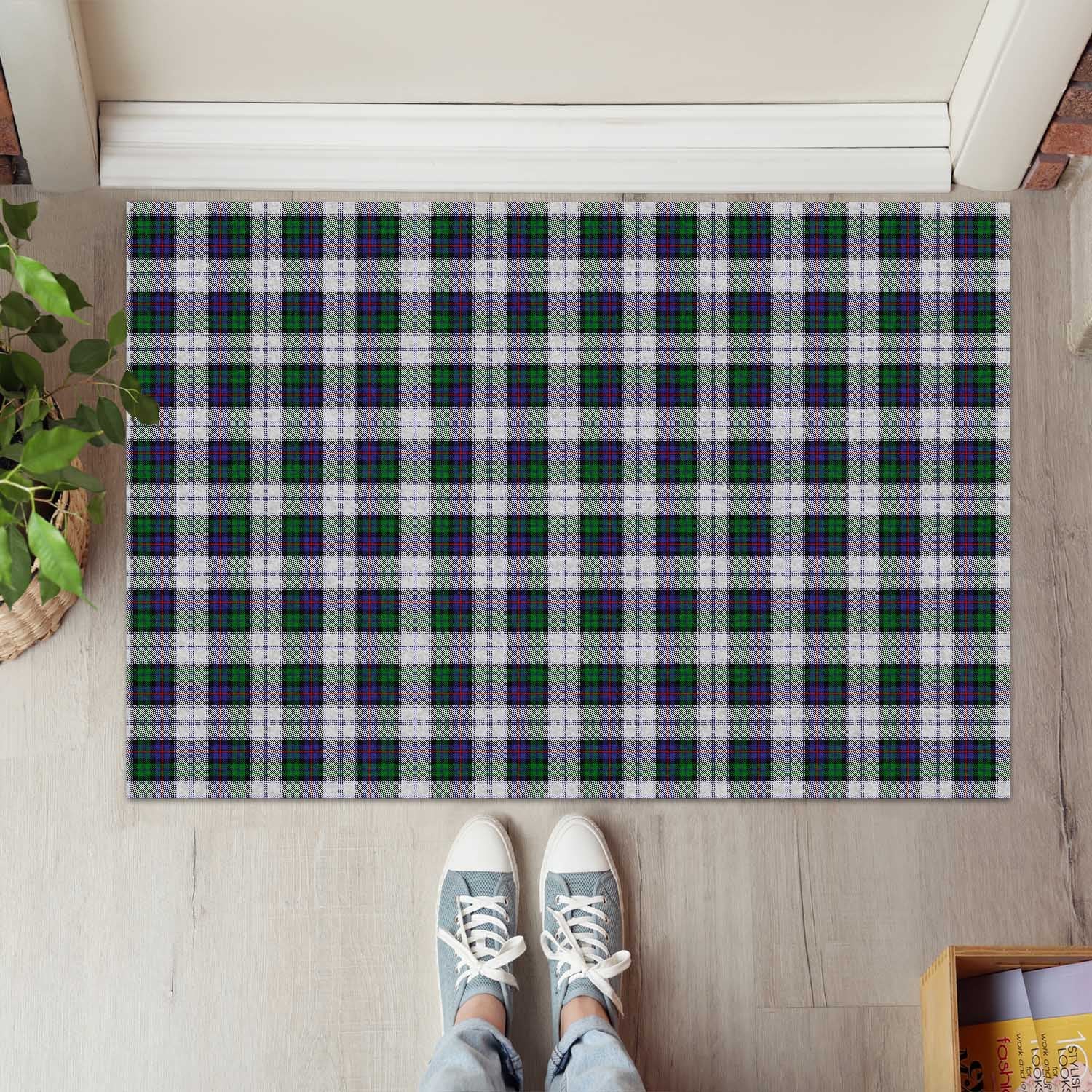 Campbell of Cawdor Dress Tartan Door Mat - Tartanvibesclothing