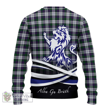 Campbell of Cawdor Dress Tartan Ugly Sweater with Alba Gu Brath Regal Lion Emblem