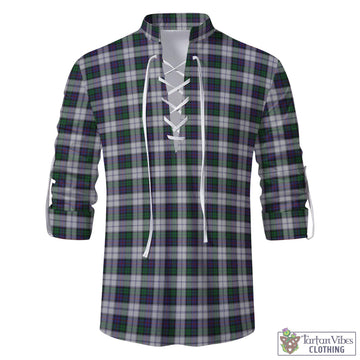 Campbell of Cawdor Dress Tartan Men's Scottish Traditional Jacobite Ghillie Kilt Shirt