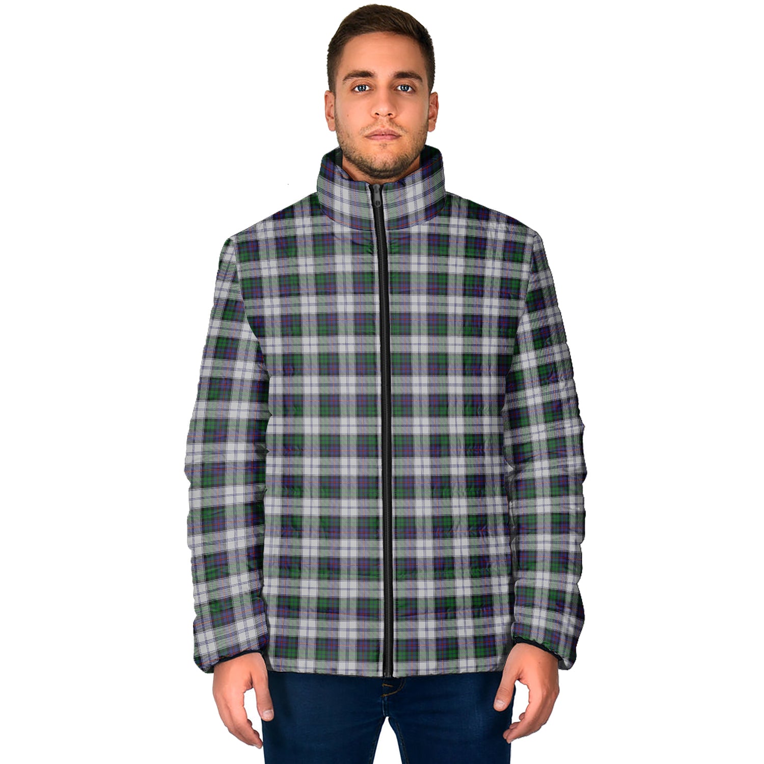 Campbell of Cawdor Dress Tartan Padded Jacket - Tartan Vibes Clothing