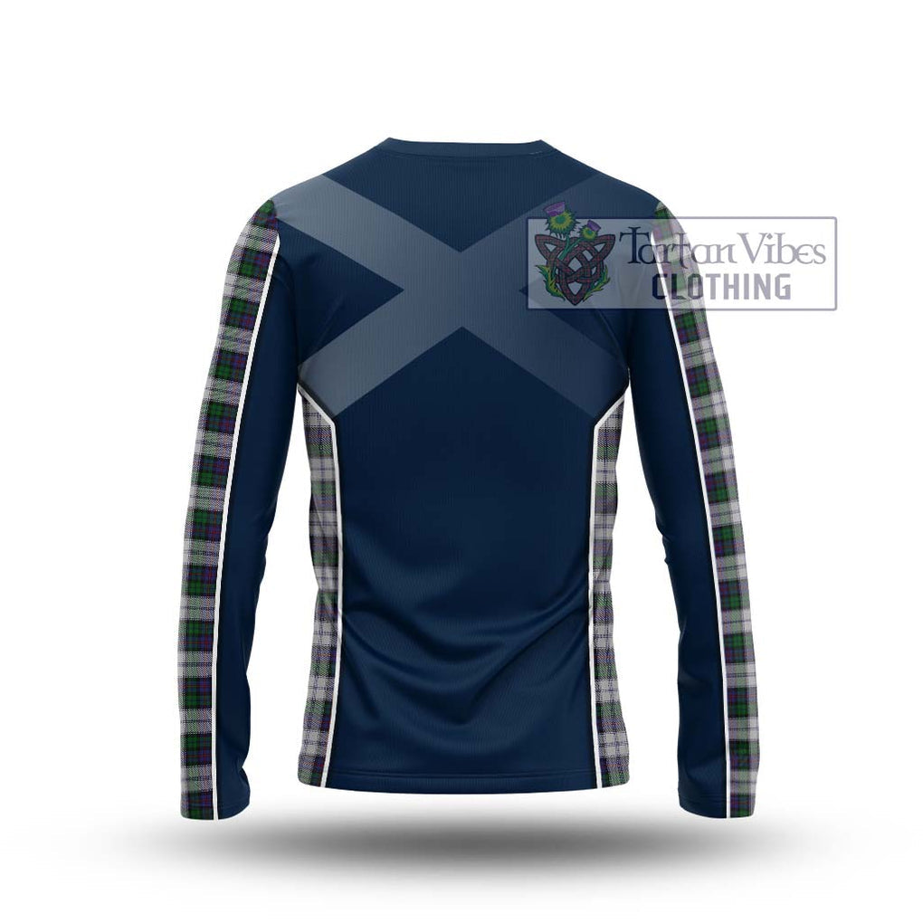 Campbell of Cawdor Dress Tartan Long Sleeve T-Shirt with Family Crest and Lion Rampant Vibes Sport Style - Tartan Vibes Clothing