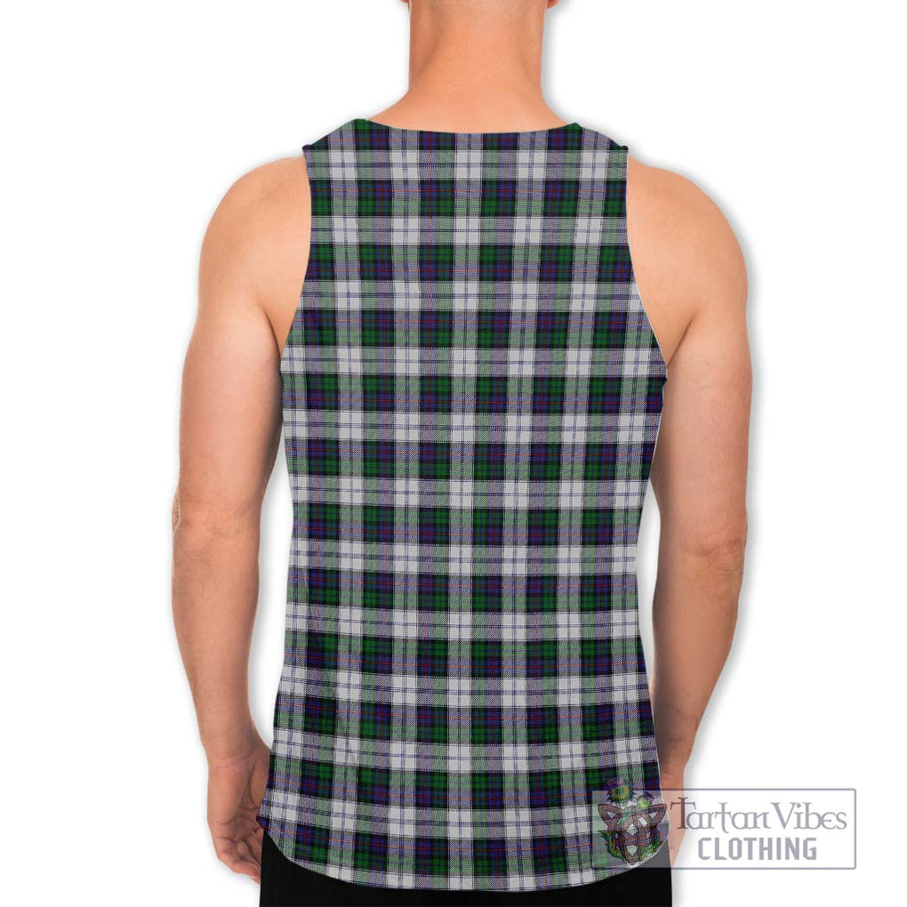 Campbell of Cawdor Dress Tartan Men's Tank Top with Family Crest DNA In Me Style - Tartanvibesclothing Shop