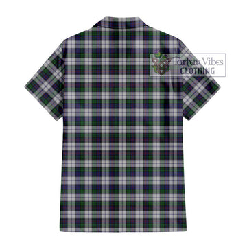 Campbell of Cawdor Dress Tartan Short Sleeve Button Shirt with Family Crest DNA In Me Style