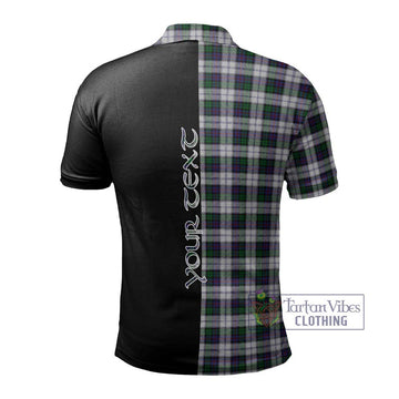 Campbell of Cawdor Dress Tartan Polo Shirt with Family Crest and Half Of Me Style