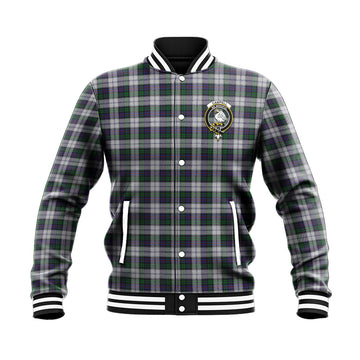 Campbell of Cawdor Dress Tartan Baseball Jacket with Family Crest