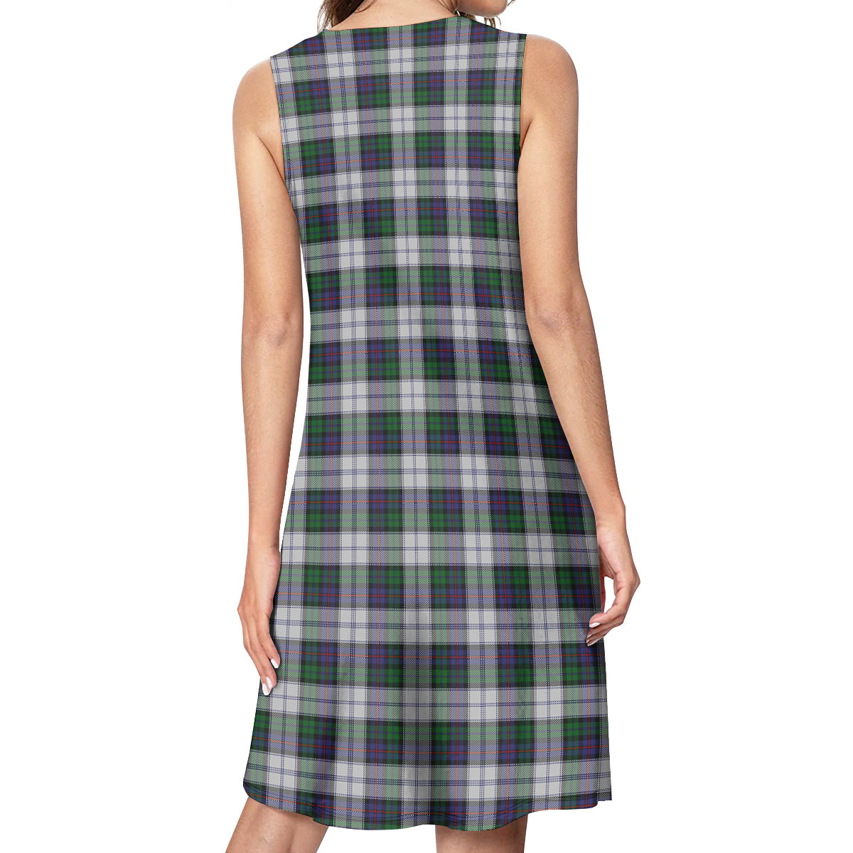 Campbell of Cawdor Dress Tartan Womens Casual Dresses - Tartanvibesclothing