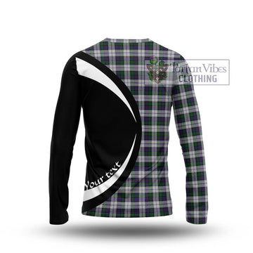 Campbell of Cawdor Dress Tartan Long Sleeve T-Shirt with Family Crest Circle Style