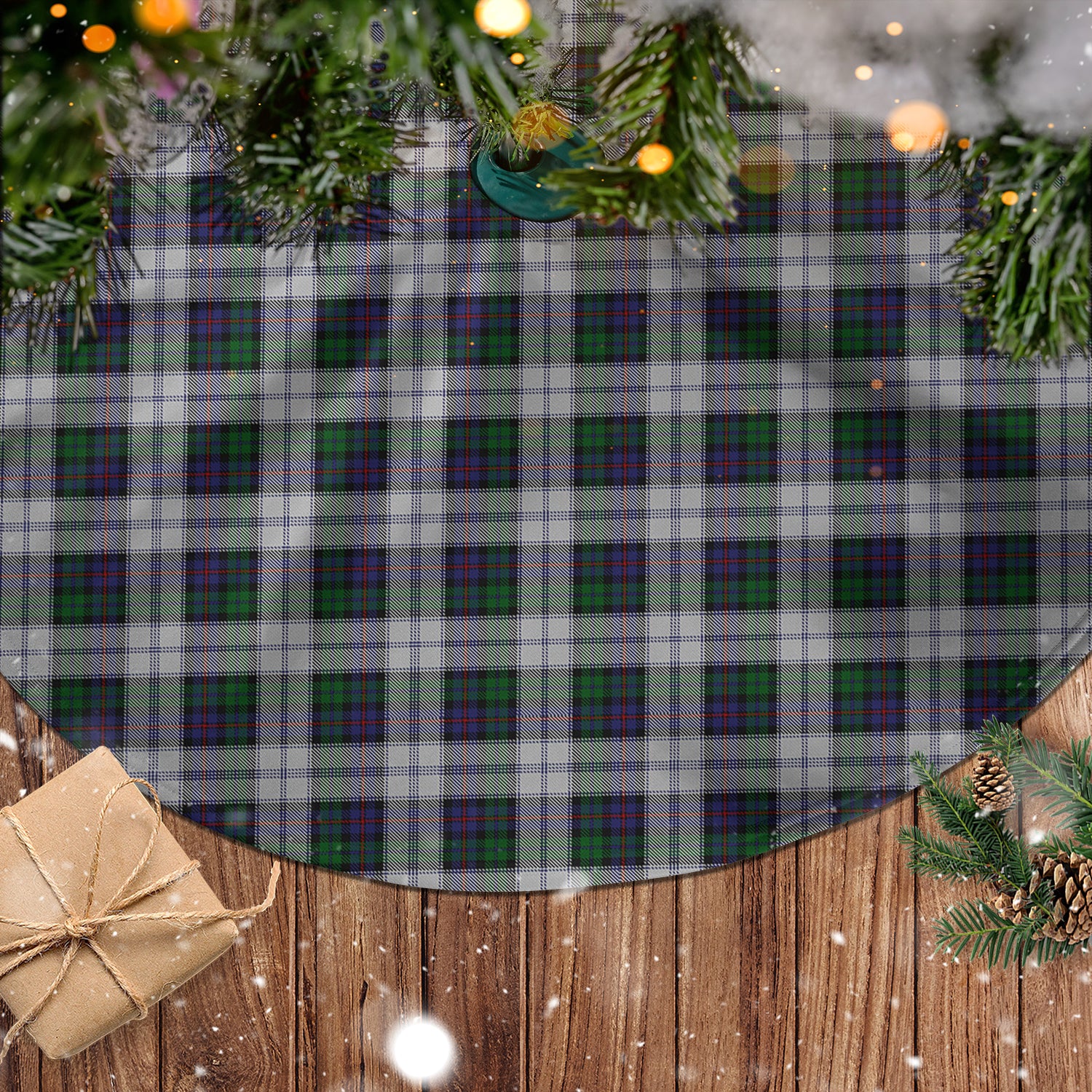 Campbell of Cawdor Dress Tartan Christmas Tree Skirt - Tartanvibesclothing