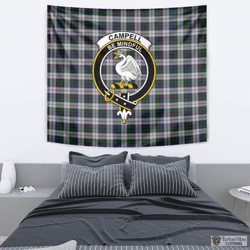 Campbell of Cawdor Dress Tartan Tapestry Wall Hanging and Home Decor for Room with Family Crest