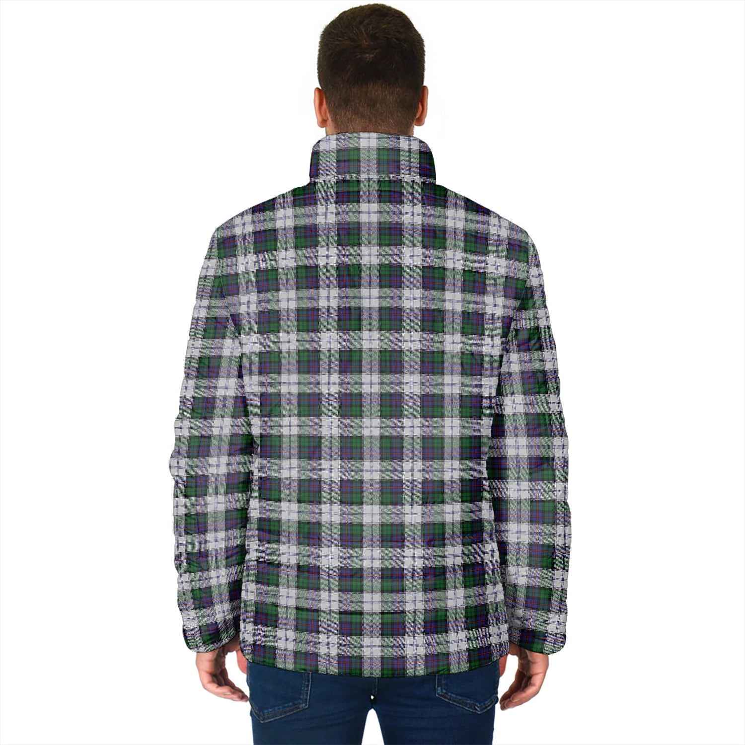 Campbell of Cawdor Dress Tartan Padded Jacket - Tartan Vibes Clothing