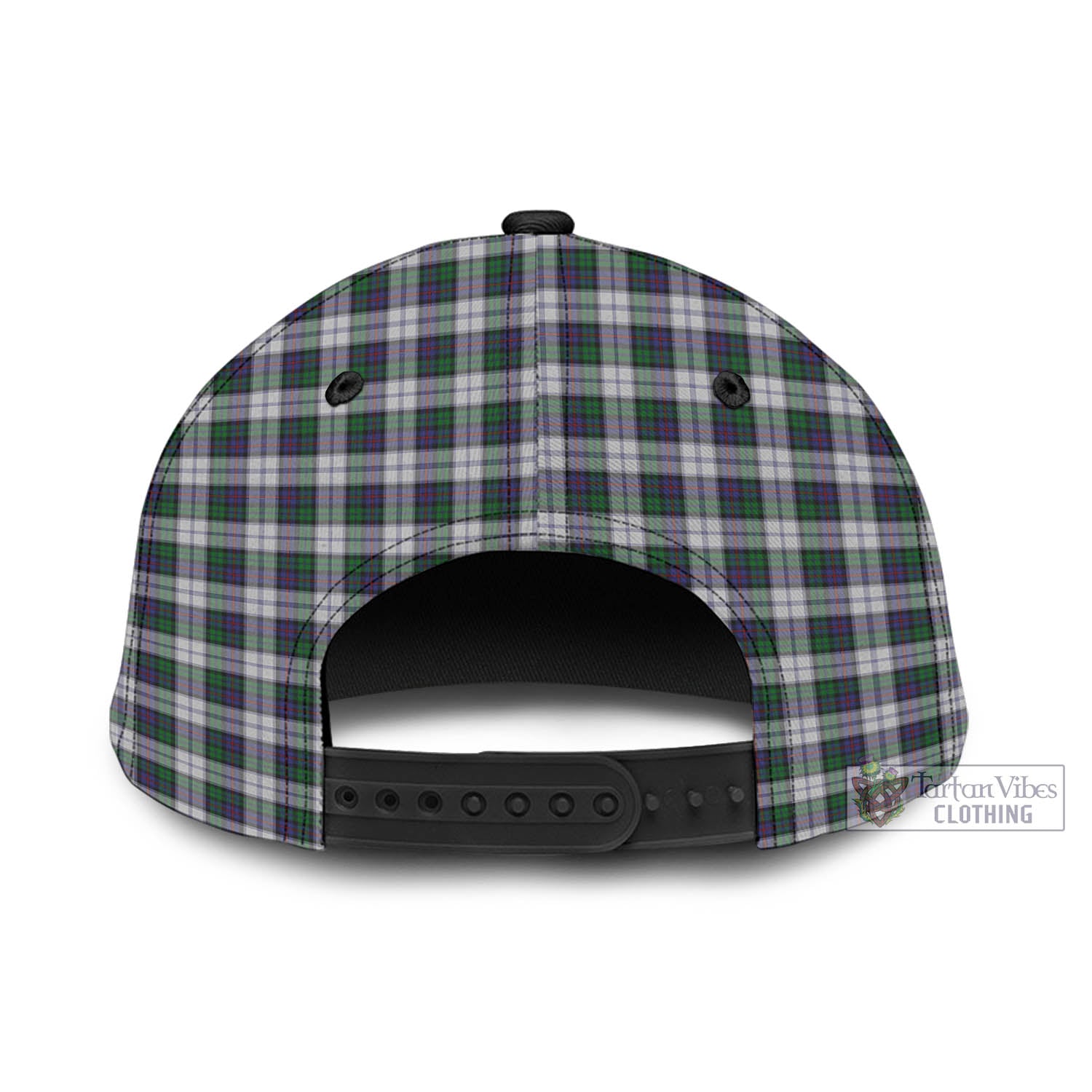 Tartan Vibes Clothing Campbell of Cawdor Dress Tartan Classic Cap with Family Crest In Me Style