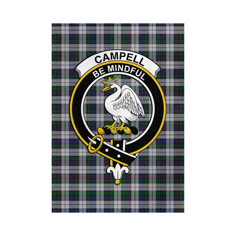 Campbell of Cawdor Dress Tartan Flag with Family Crest - Tartan Vibes Clothing