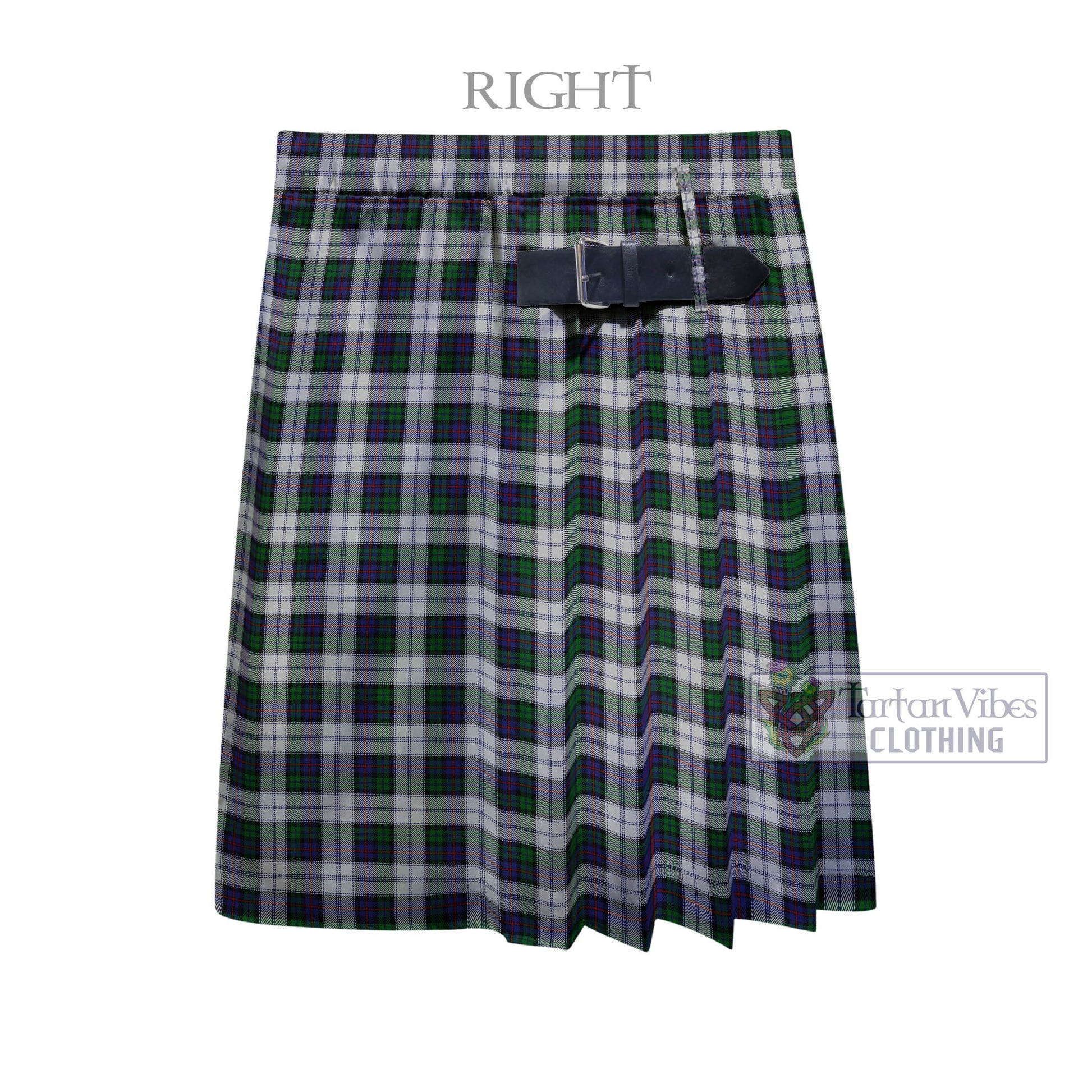 Tartan Vibes Clothing Campbell of Cawdor Dress Tartan Men's Pleated Skirt - Fashion Casual Retro Scottish Style