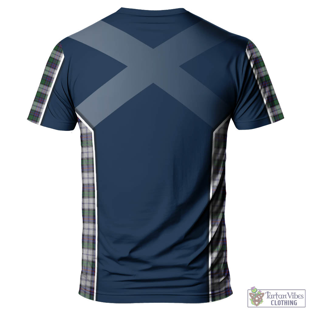 Tartan Vibes Clothing Campbell of Cawdor Dress Tartan T-Shirt with Family Crest and Lion Rampant Vibes Sport Style