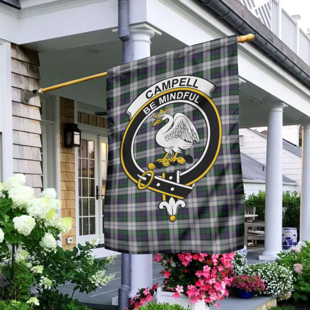 Campbell of Cawdor Dress Tartan Flag with Family Crest - Tartan Vibes Clothing