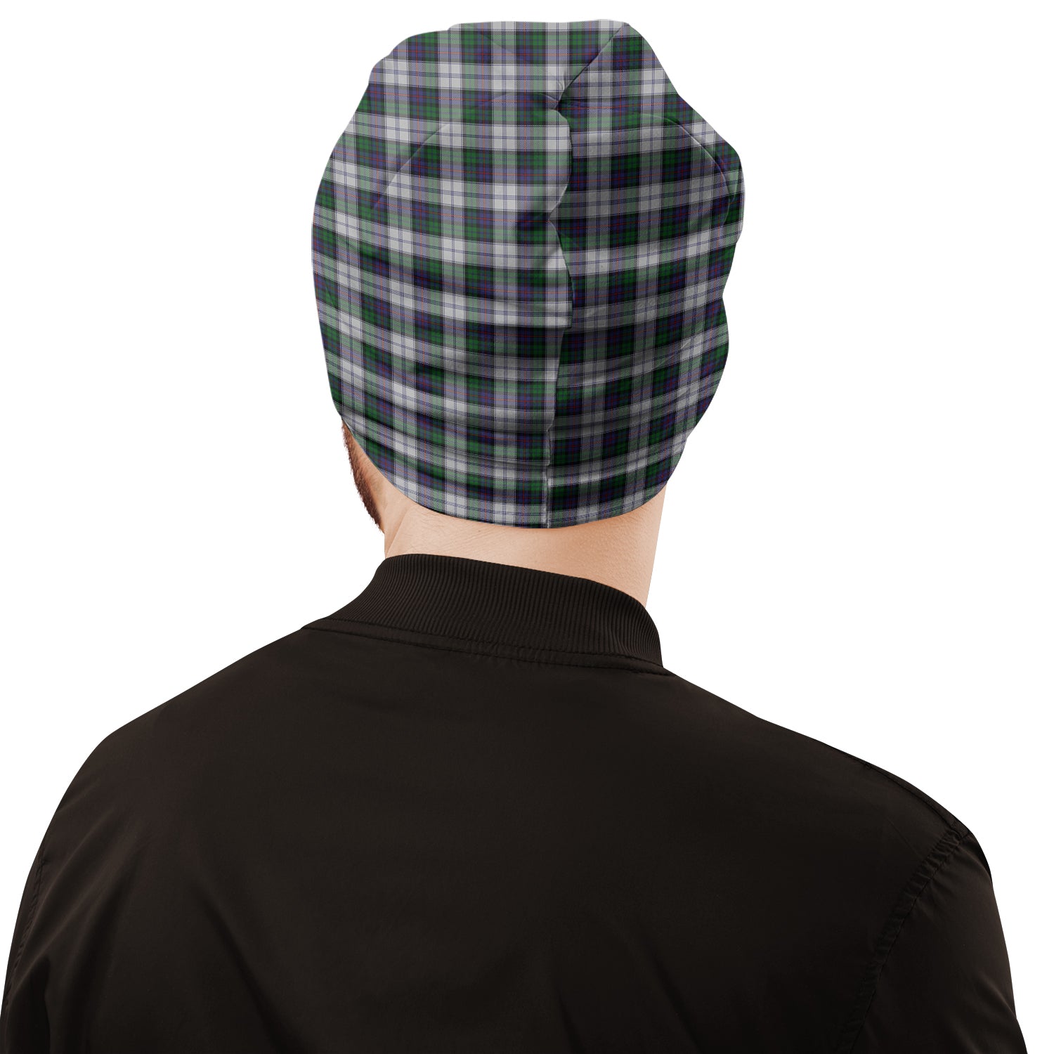 Campbell of Cawdor Dress Tartan Beanies Hat with Family Crest - Tartan Vibes Clothing