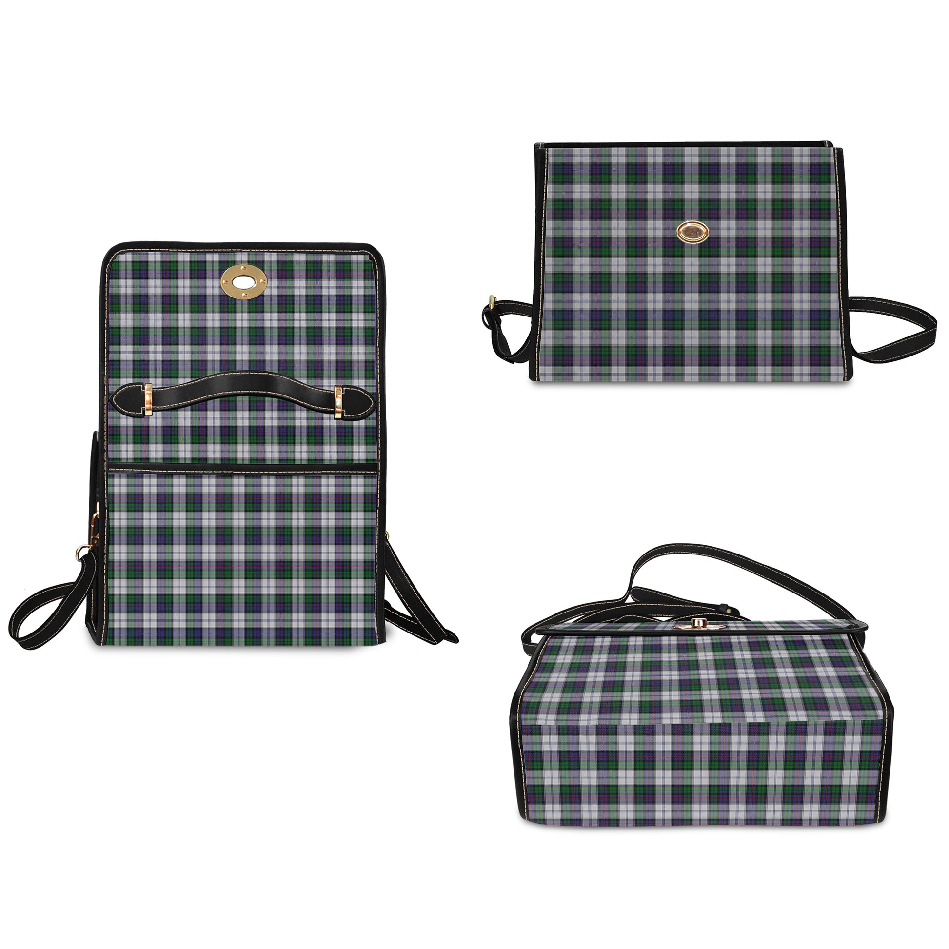 campbell-of-cawdor-dress-tartan-leather-strap-waterproof-canvas-bag