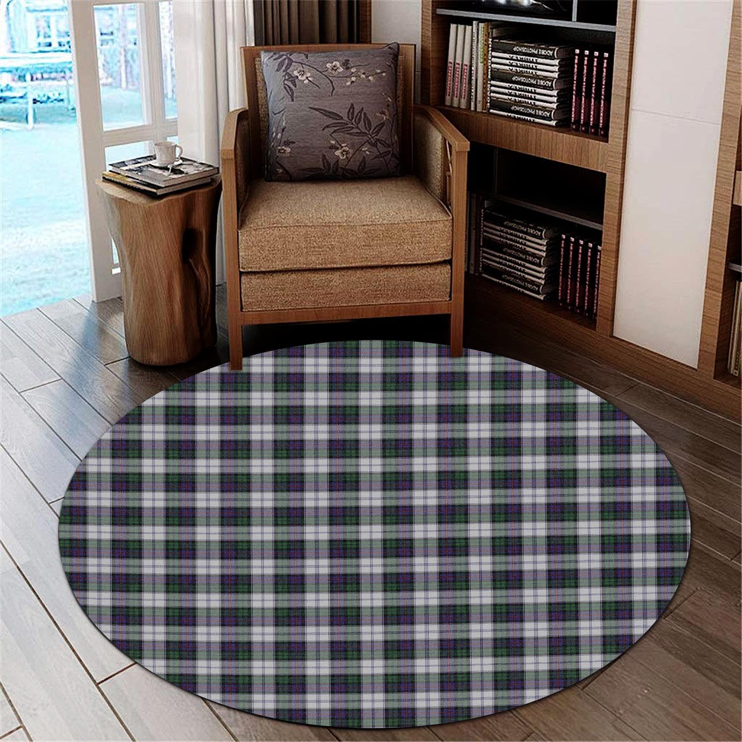 Campbell of Cawdor Dress Tartan Round Rug - Tartanvibesclothing