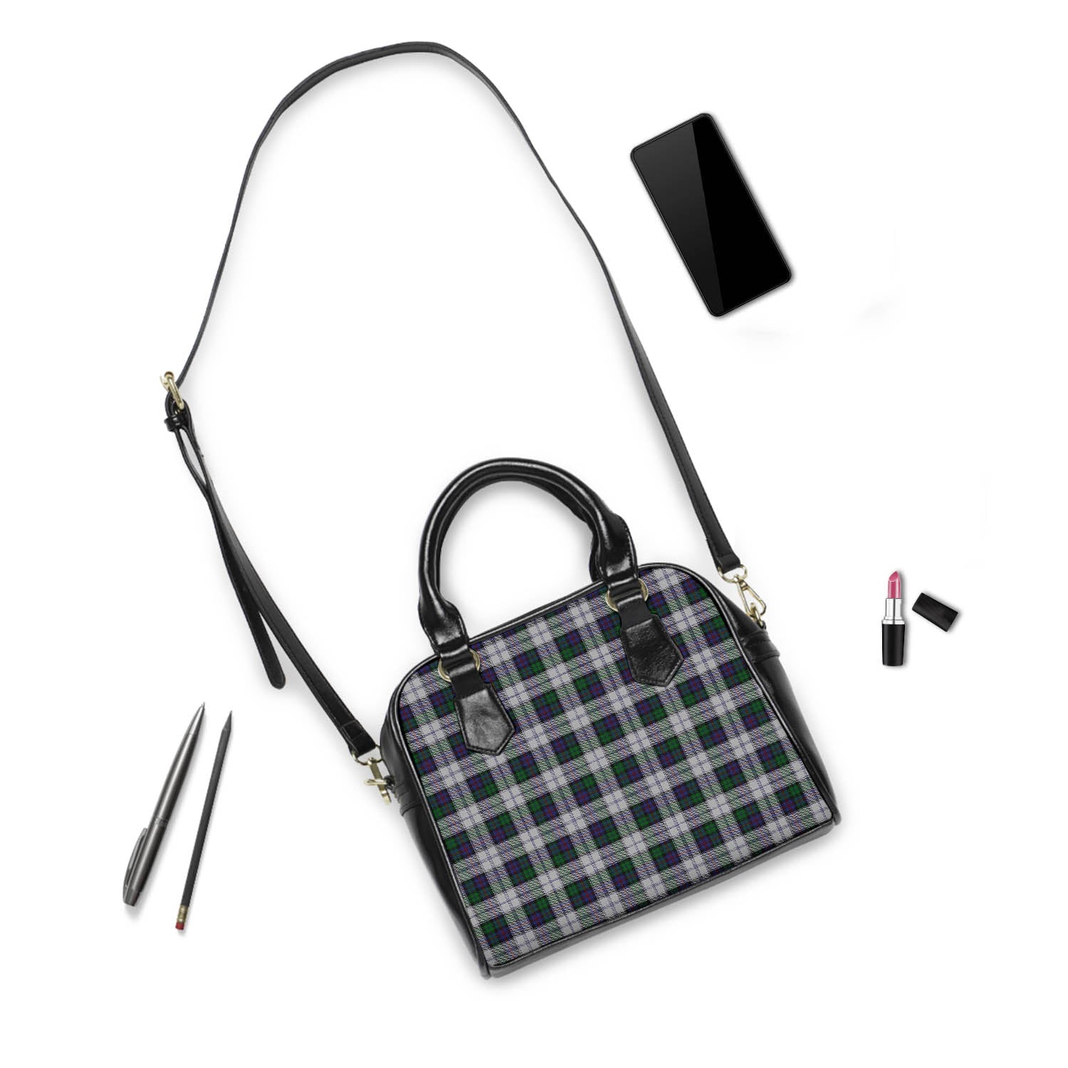 Campbell of Cawdor Dress Tartan Shoulder Handbags - Tartanvibesclothing