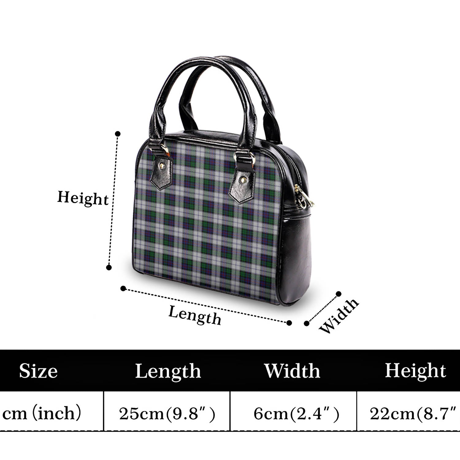 Campbell of Cawdor Dress Tartan Shoulder Handbags - Tartanvibesclothing