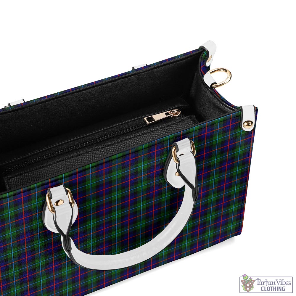 Tartan Vibes Clothing Campbell of Cawdor Modern Tartan Luxury Leather Handbags