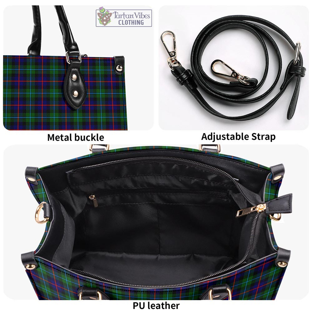 Tartan Vibes Clothing Campbell of Cawdor Modern Tartan Luxury Leather Handbags