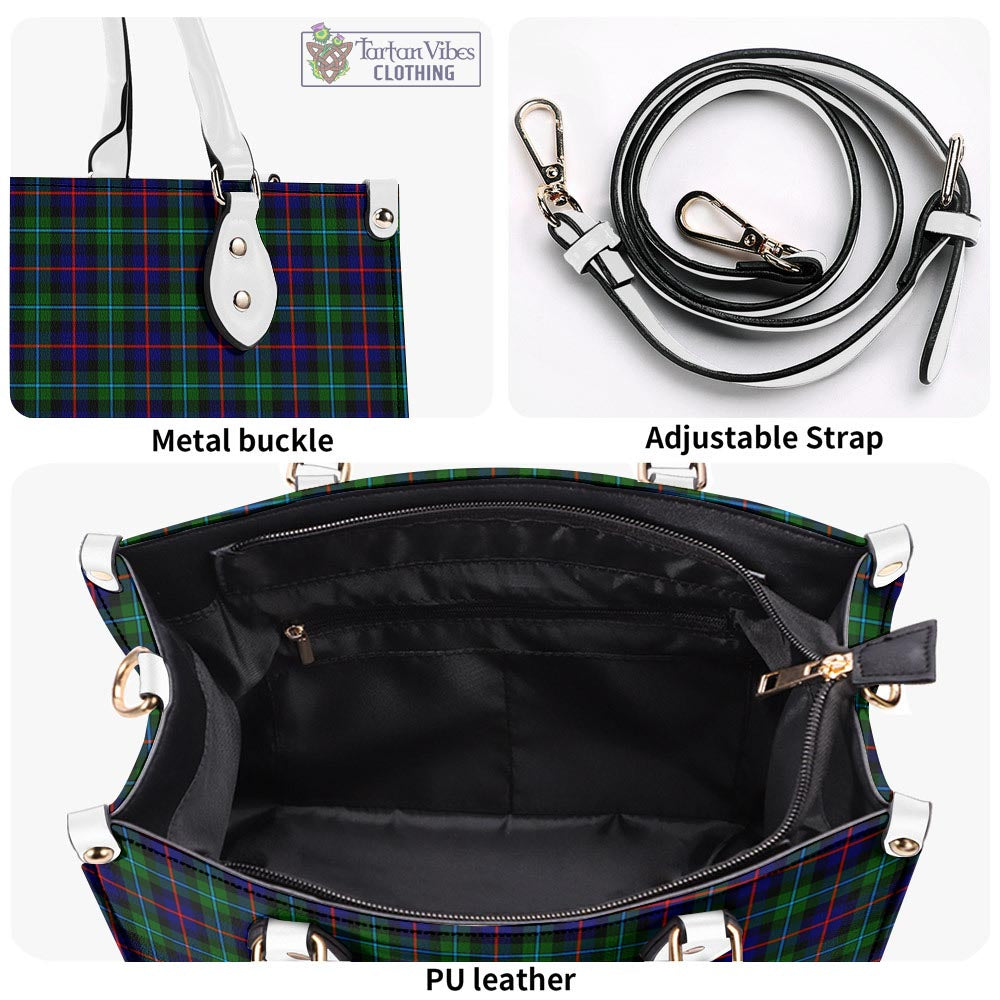 Tartan Vibes Clothing Campbell of Cawdor Modern Tartan Luxury Leather Handbags