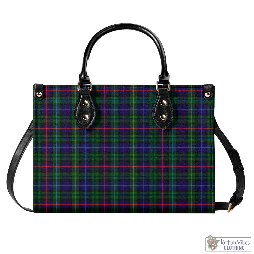 Tartan Vibes Clothing Campbell of Cawdor Modern Tartan Luxury Leather Handbags