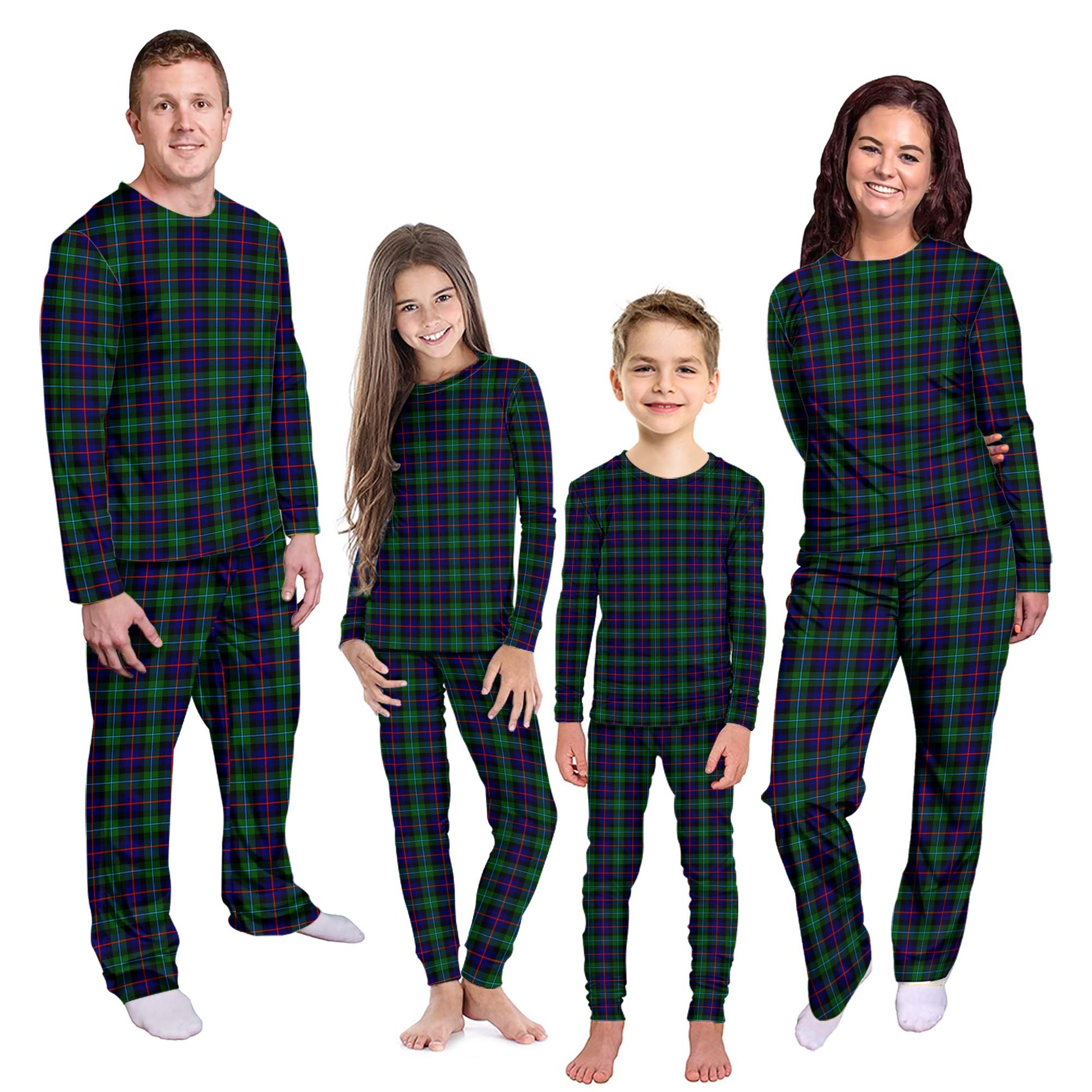 Campbell of Cawdor Modern Tartan Pajamas Family Set - Tartanvibesclothing