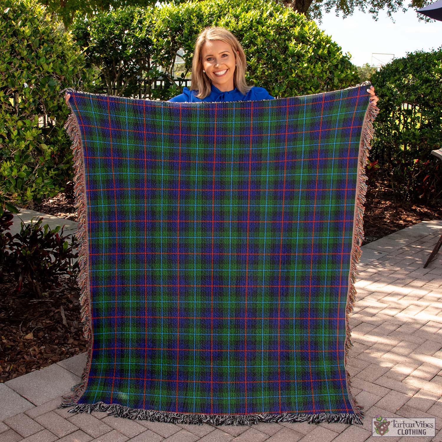 Tartan Vibes Clothing Campbell of Cawdor Modern Tartan Woven Blanket