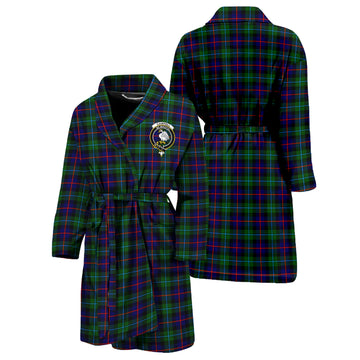 Campbell of Cawdor Modern Tartan Bathrobe with Family Crest