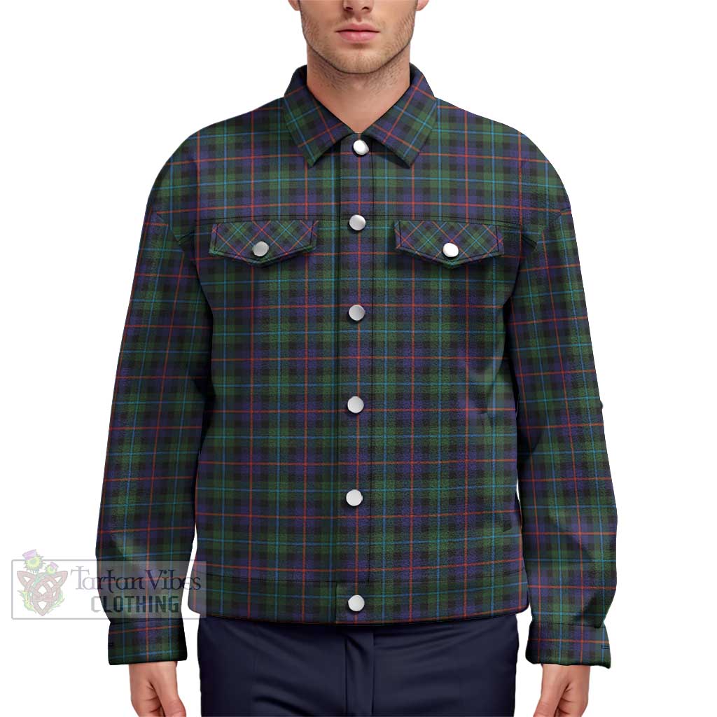 Tartan Vibes Clothing Campbell of Cawdor Modern Tartan Unisex Lapel Cotton Jacket