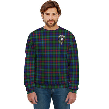 Campbell of Cawdor Modern Tartan Sweatshirt with Family Crest