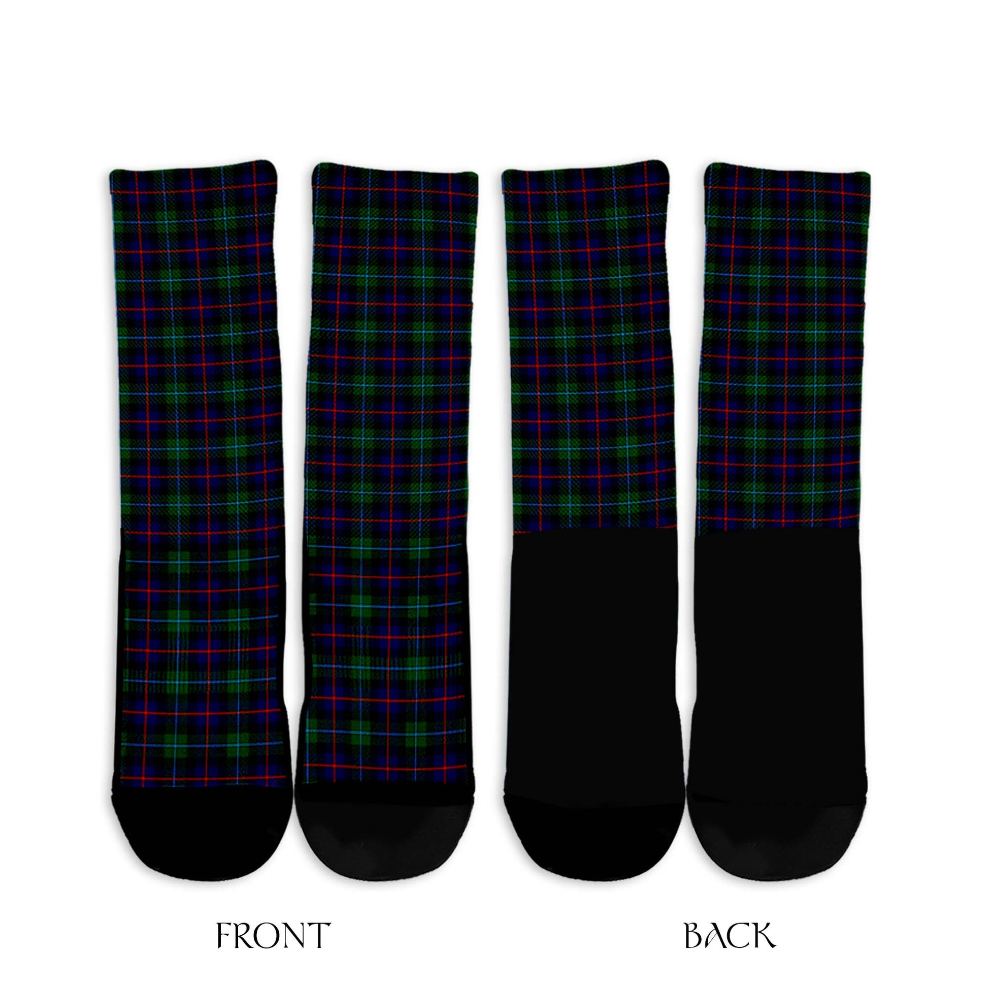 Campbell of Cawdor Modern Tartan Crew Socks - Tartanvibesclothing