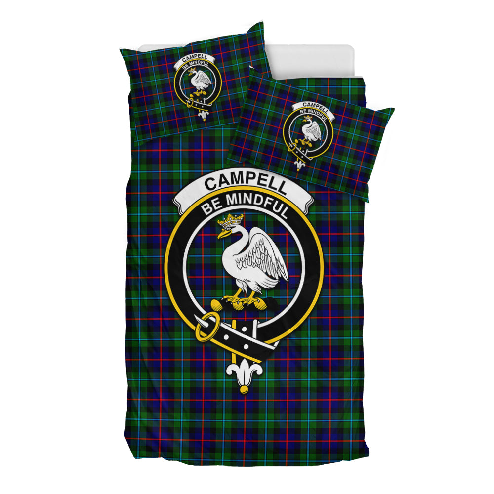 Campbell of Cawdor Modern Tartan Bedding Set with Family Crest - Tartan Vibes Clothing