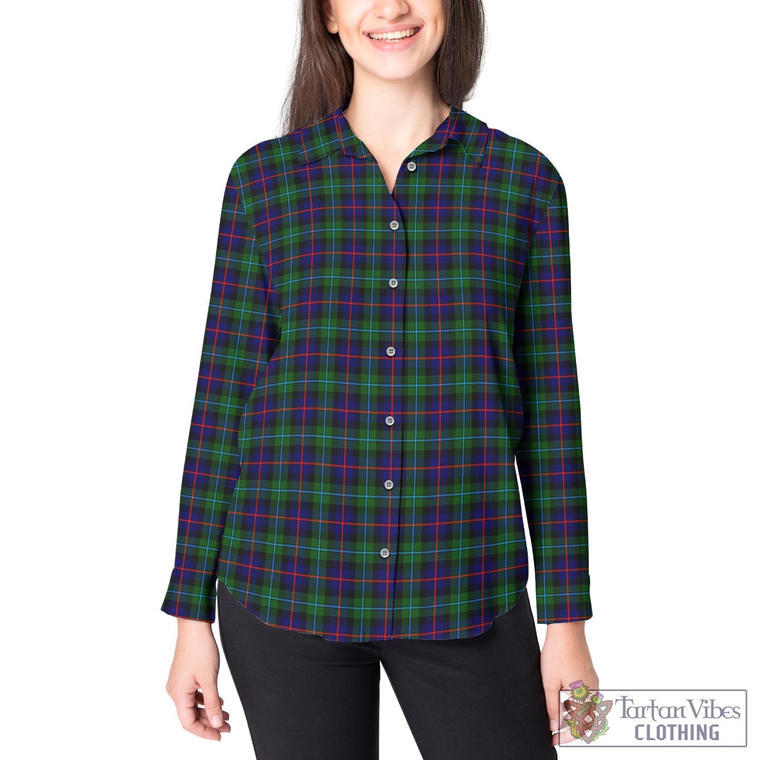 Campbell of Cawdor Modern Tartan Womens Casual Shirt