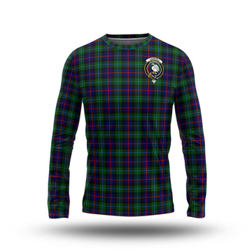 Campbell of Cawdor Modern Tartan Long Sleeve T-Shirt with Family Crest