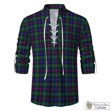 Campbell of Cawdor Modern Tartan Men's Scottish Traditional Jacobite Ghillie Kilt Shirt