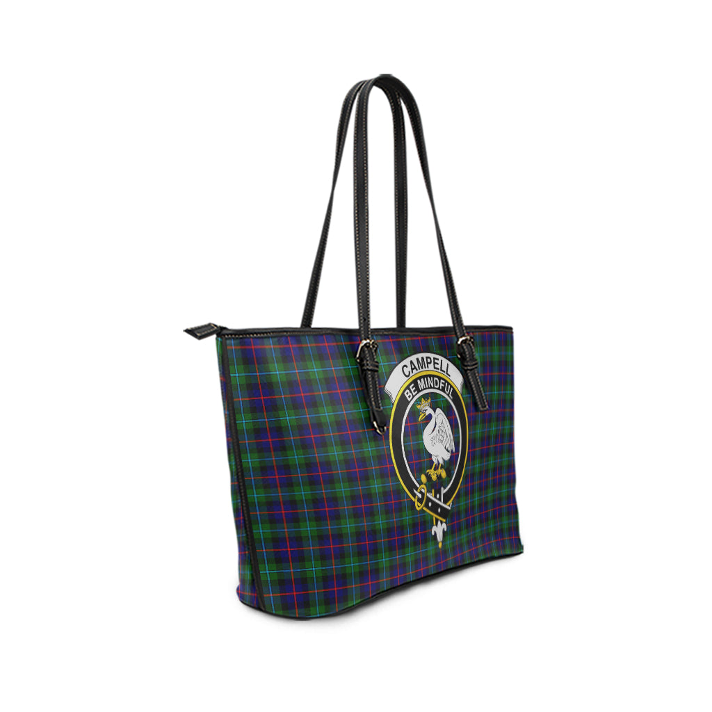 campbell-of-cawdor-modern-tartan-leather-tote-bag-with-family-crest