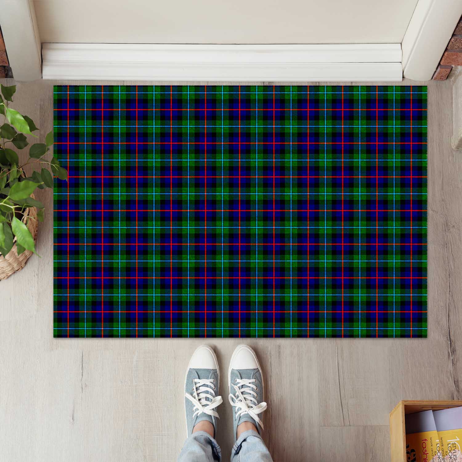 Campbell of Cawdor Modern Tartan Door Mat - Tartanvibesclothing