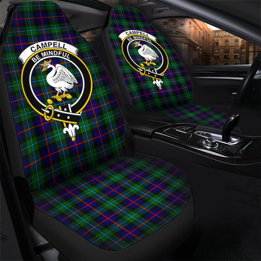 Campbell of Cawdor Modern Tartan Car Seat Cover with Family Crest - Tartanvibesclothing